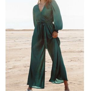 Stunning Emerald Green 3X Jumpsuit – Effortless Elegance!